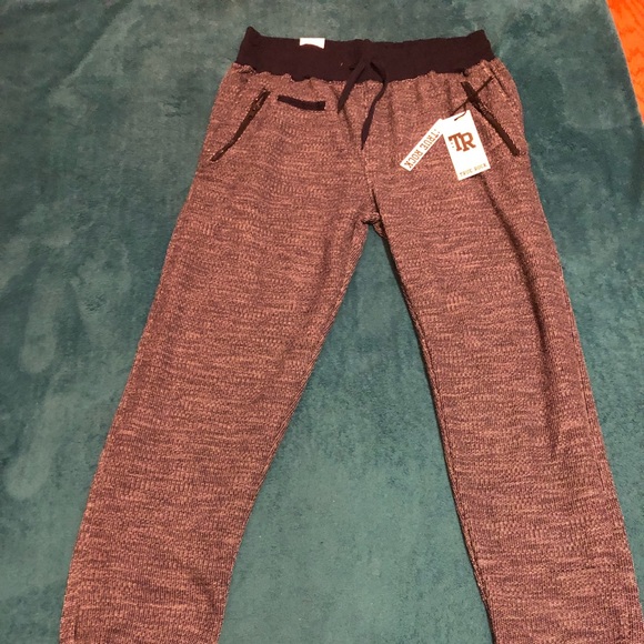 Men’s Navy Blue Knitted Sweatpants - Picture 1 of 7